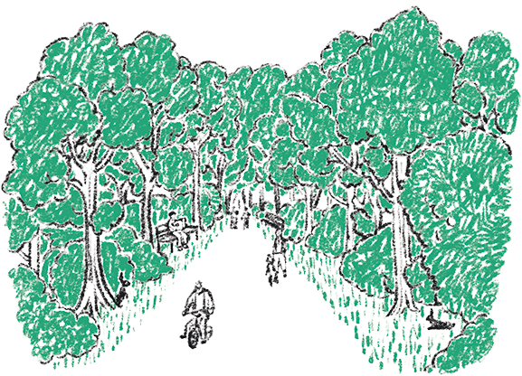 パークグリーンイメージイラスト
