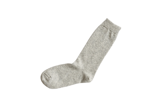 CASHMERE WOOL SOCKS画像