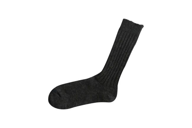 WOOL RIBBED SOCKS S画像