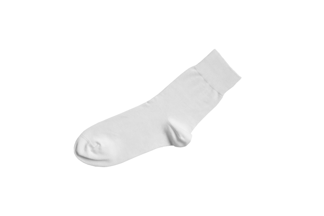 EGYPTIAN COTTON PLAIN SOCKS S画像