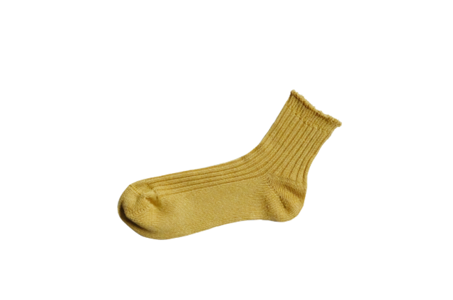 LINEN RIBBED SOCKS M画像