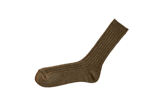 CASHMERE RIBBED SOCKS M画像