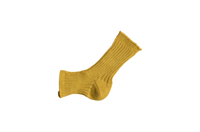 LINEN RIBBED SANDAL SOCKS画像