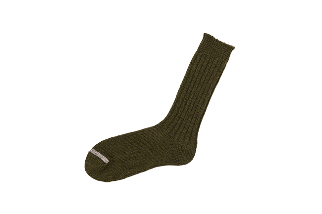 WOOL RIBBED SOCKS S画像