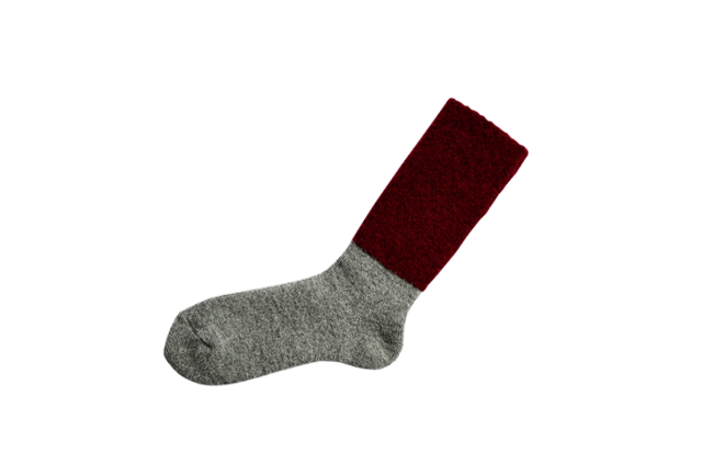 MOHAIR WOOL PILE SOCKS S画像