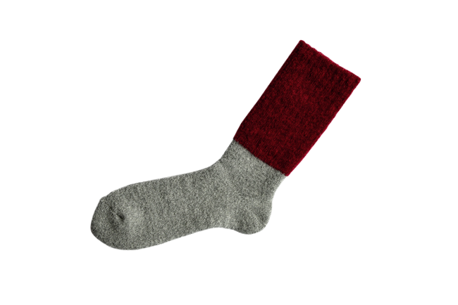 MOHAIR WOOL PILE SOCKS M画像