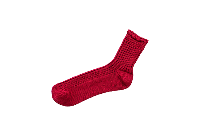 LINEN RIBBED SOCKS S画像