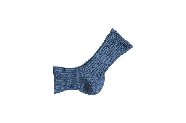 リネンリブサンダルソックス画像