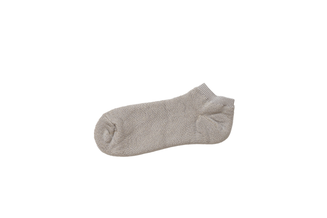 リネンコットンパイルアンクレット M画像